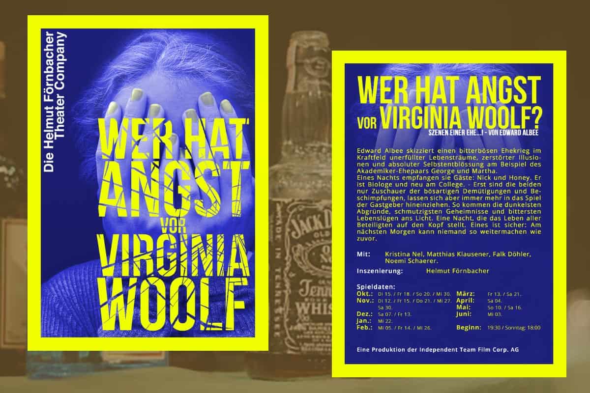 Virginia Woolf Beitragsbild - Matthias Klausener - Schaupiel und Theater